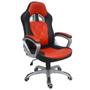 Y-2897 Office Race Chair Racing Seatหนังคอมพิวเตอร์สำนักงานทำงานที่บ้านเก้าอี้กีฬาLiftหมุนPU